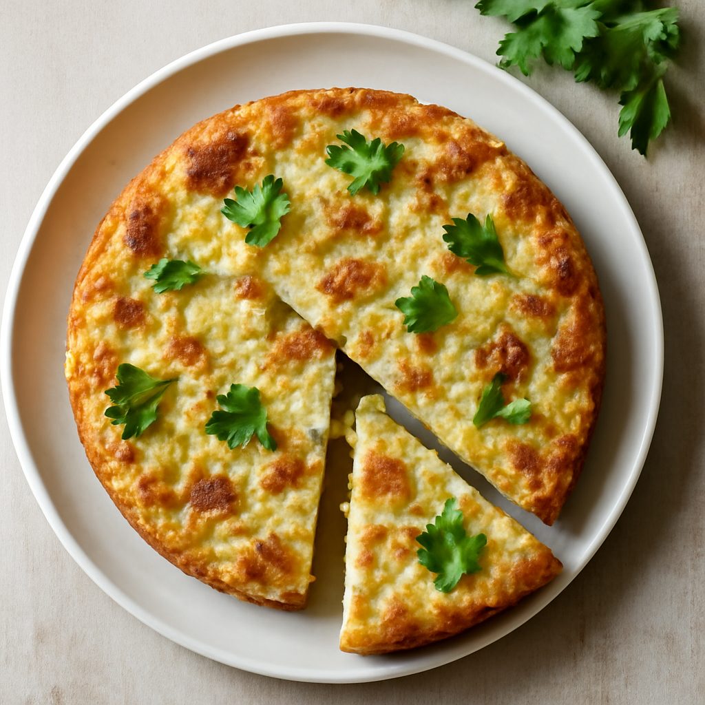 Torta di patate borgotarese proteica low-carb