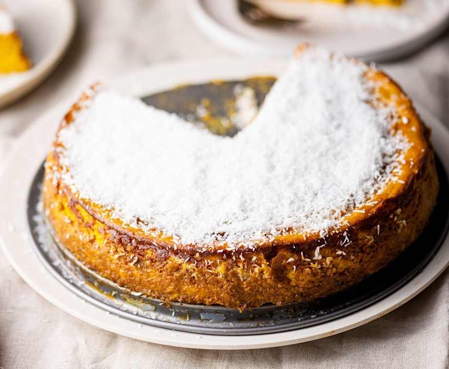Torta di patate dolci e cocco (senza glutine e senza lattosio) Low Carb