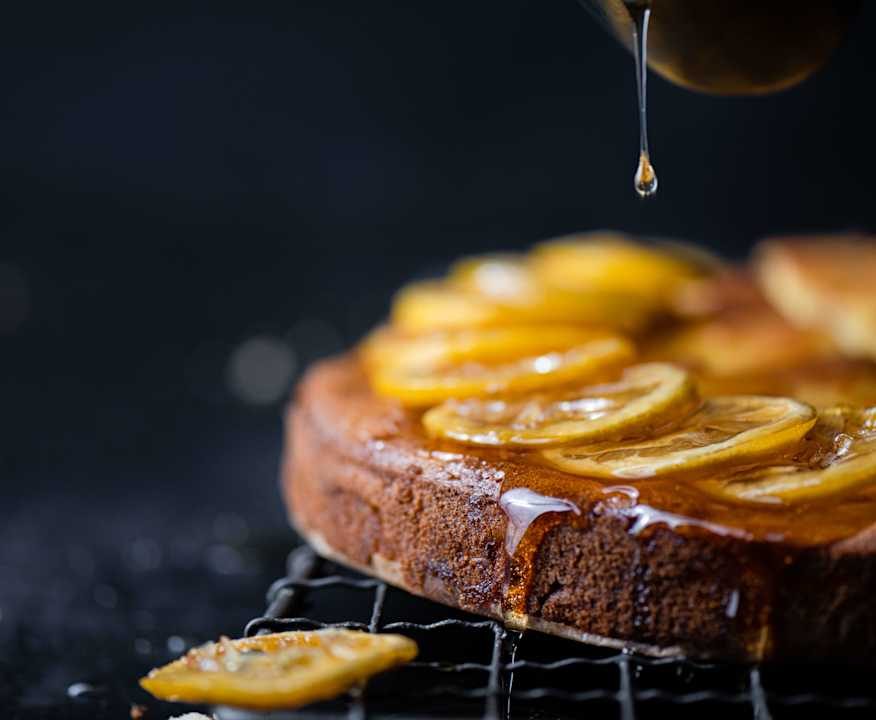 Torta di pere e limoni canditi