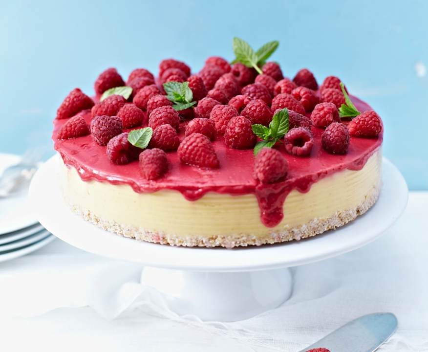 Torta di pesche e lamponi (vegan) Low Fat