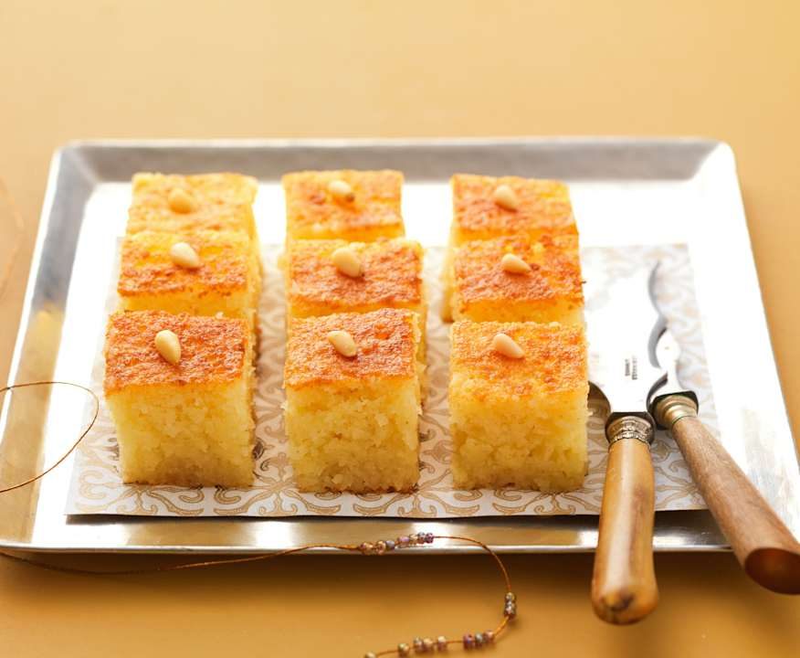 Torta di semola all'acqua di rose (Namoura) Low Fat