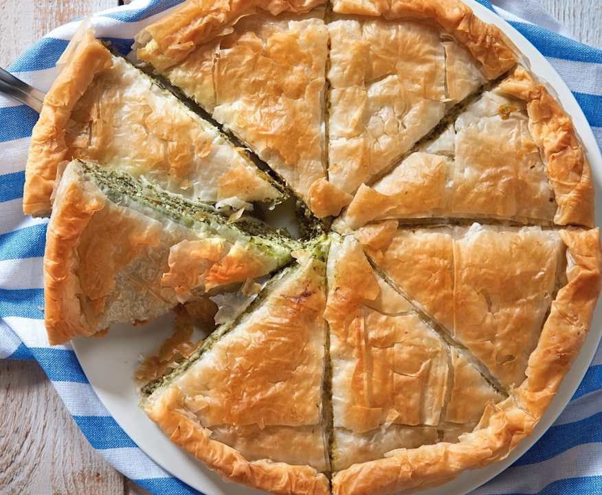 Torta di spinaci greca Low Fat