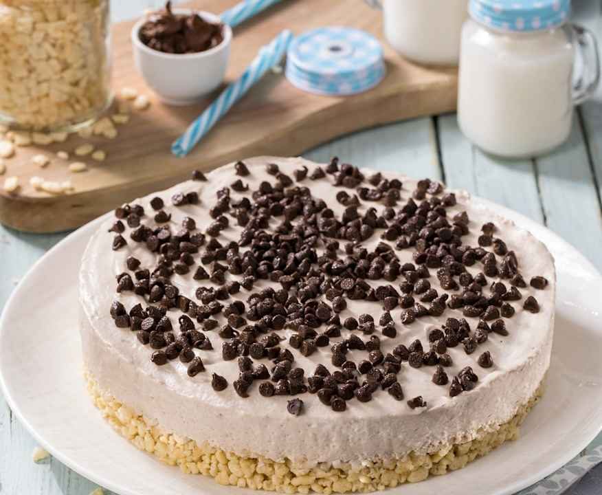 Torta fredda alla crema gianduia Low Carb