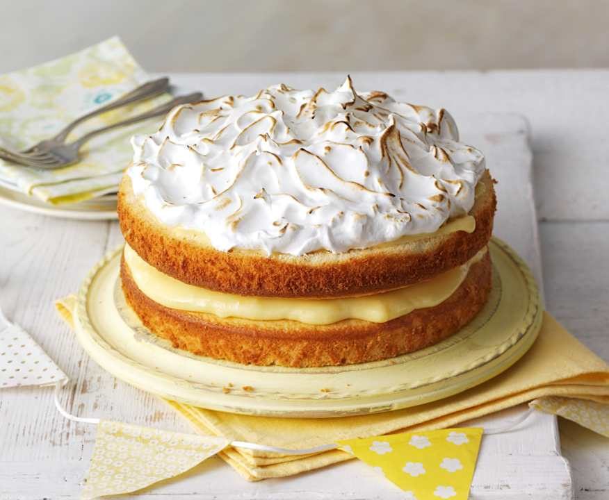 Torta meringata al limone con glassatura veloce Protein