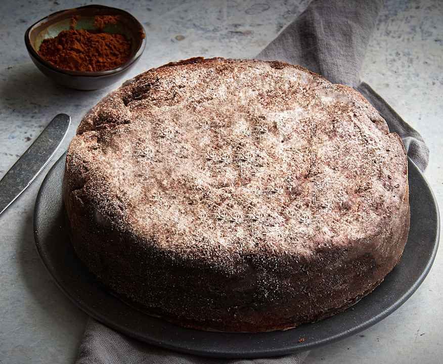 Torta morbida cioccolato fondente e pere Protein