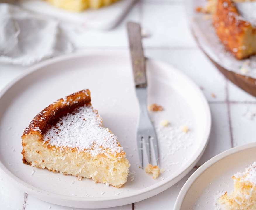 Torta morbida yogurt, ananas e cocco Protein
