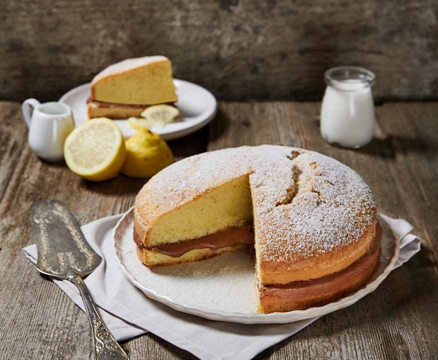 Torta paradiso con mousse alla crema gianduia Low Carb