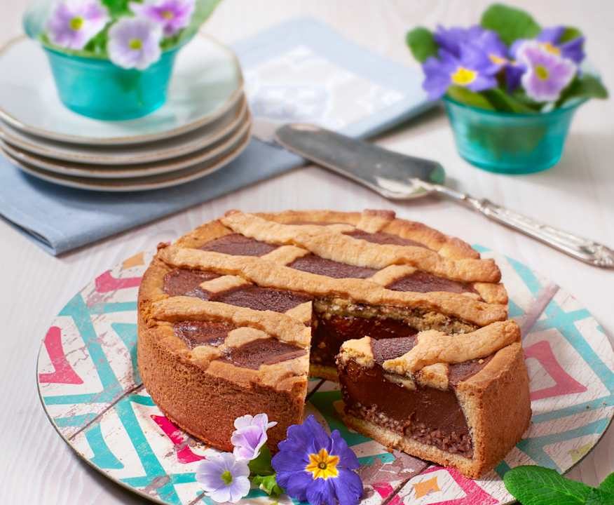 Torta pasquale di riso e cioccolato Protein