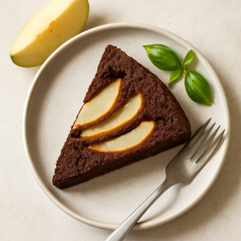 Torta pere e cacao all'olio extravergine di oliva Low Carb