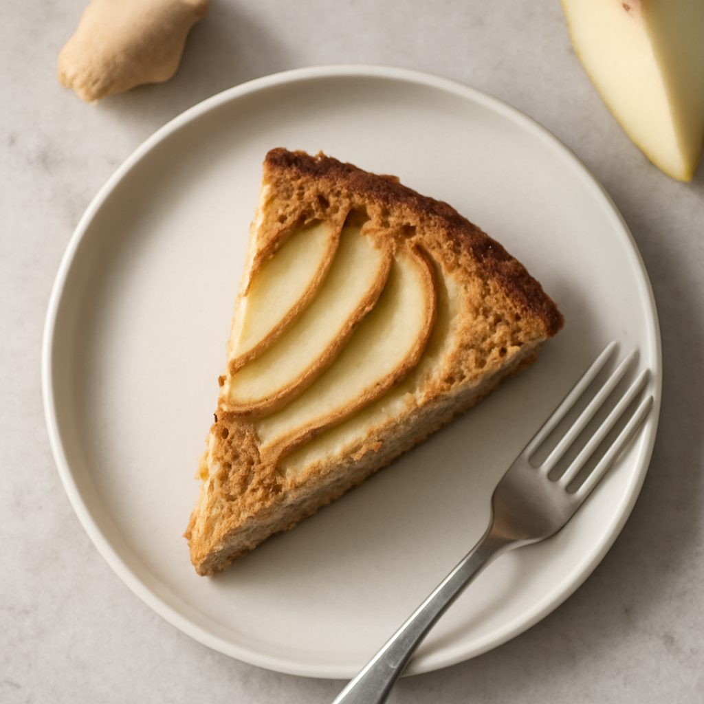 Torta pere e zenzero proteica low-carb