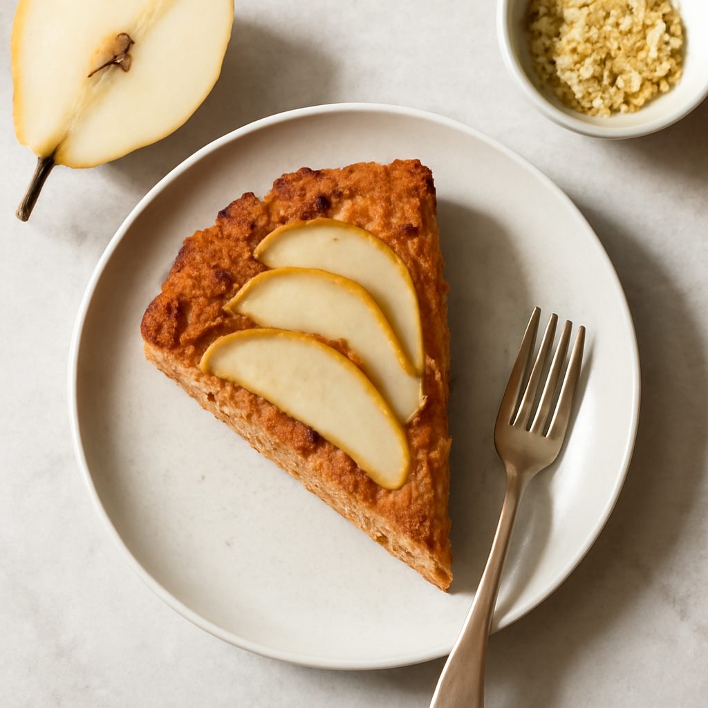 Torta pere e zenzero proteica low-carb