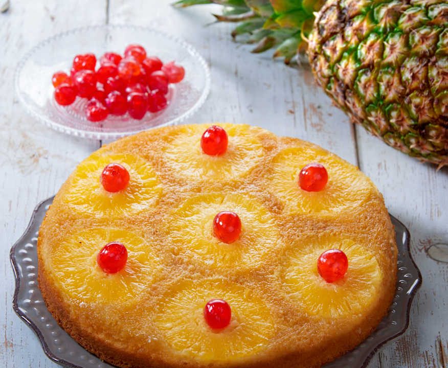 Torta rovesciata all'ananas Protein