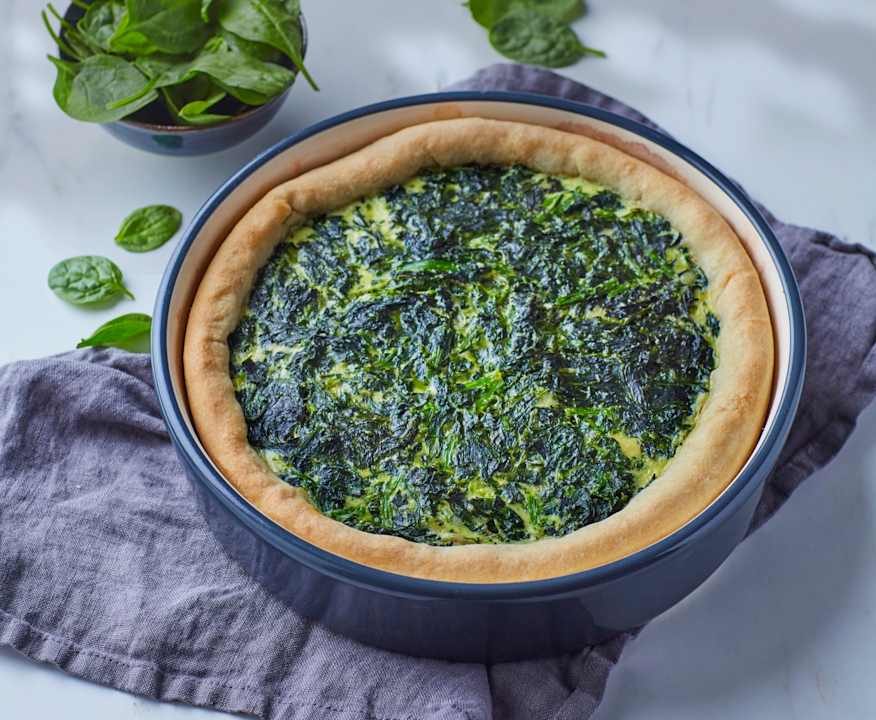 Torta salata agli spinaci Protein