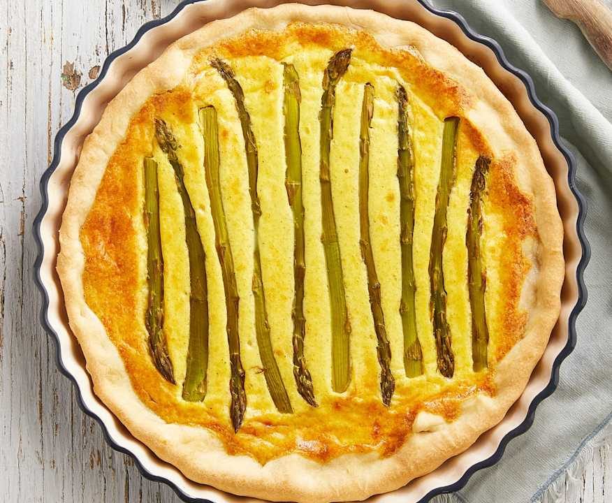 Torta salata asparagi e provola Low Fat