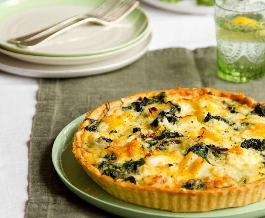 Torta salata di merluzzo e spinaci Low Fat