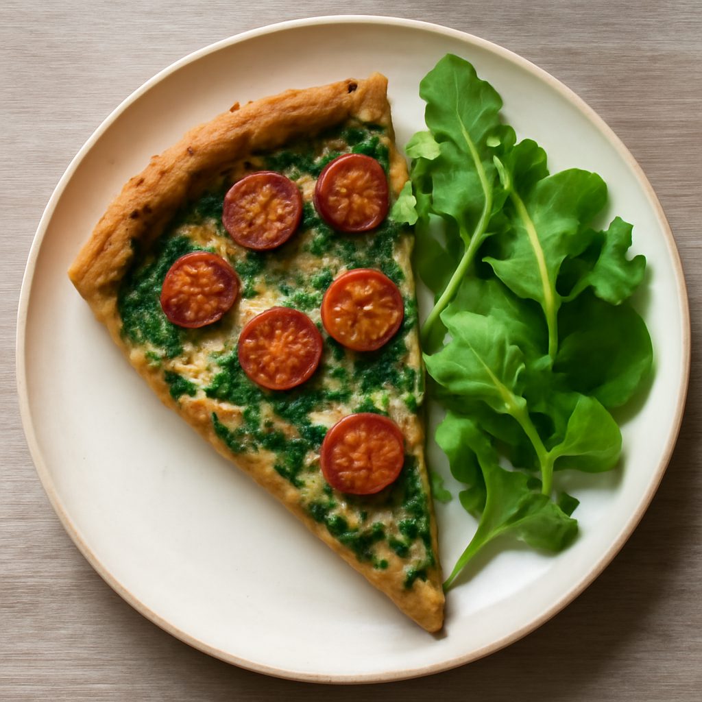 Torta salata lucana proteica low-carb