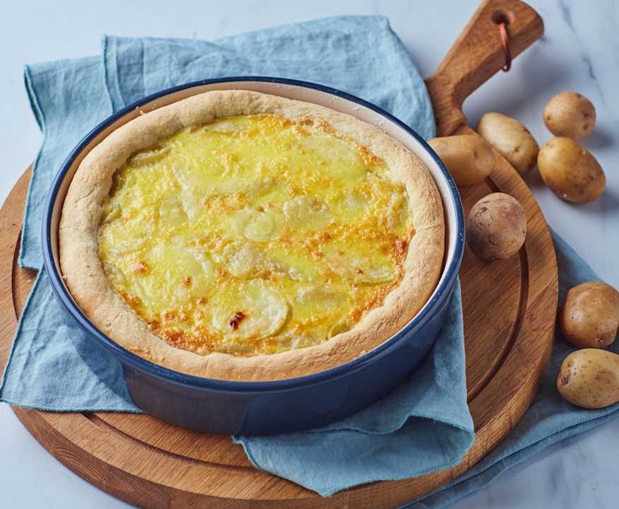 Torta salata patate e cipolle Protein