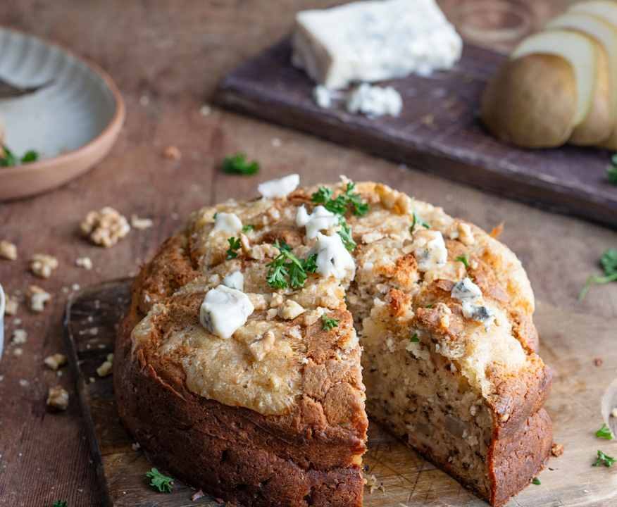 Torta salata pere e formaggio Protein