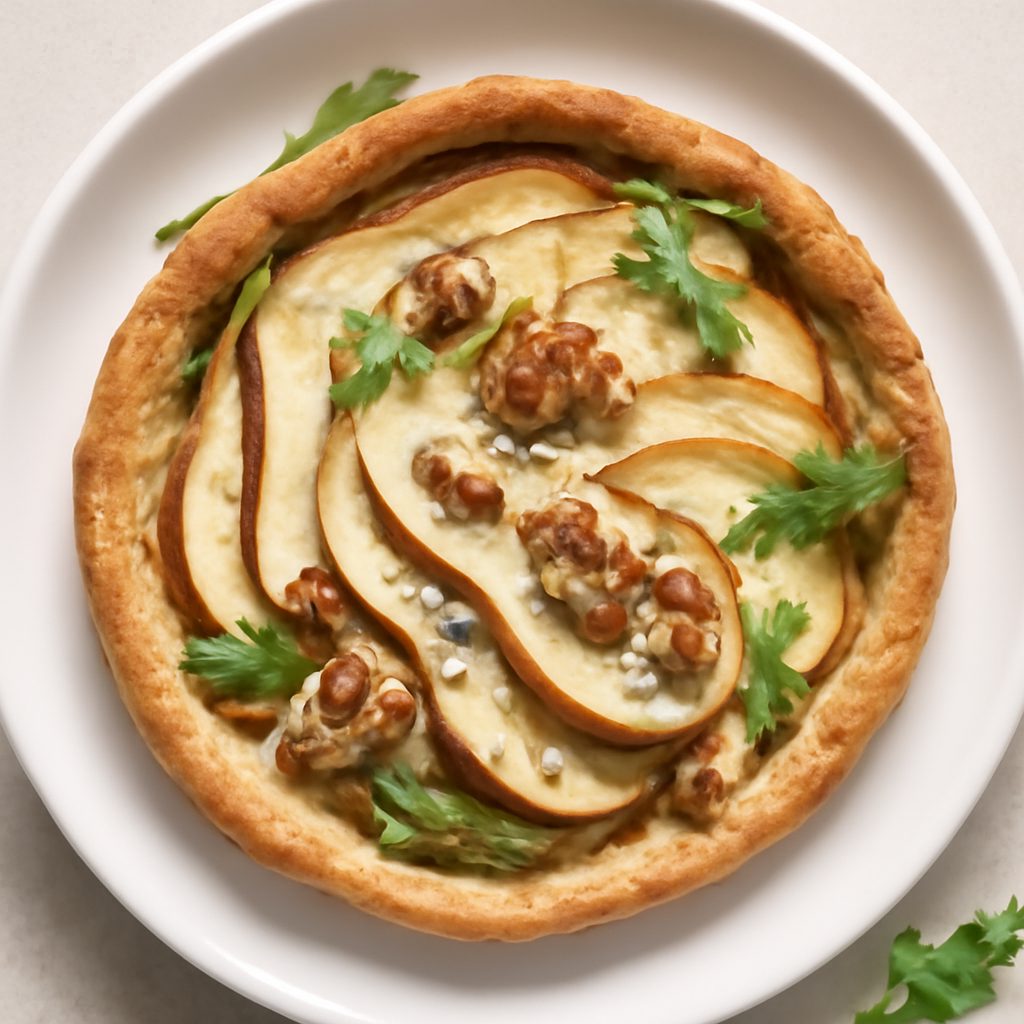 Torta salata pere, noci e Gorgonzola Low-Carb Proteica