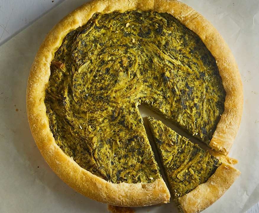 Torta salata porri e bietole Low Fat