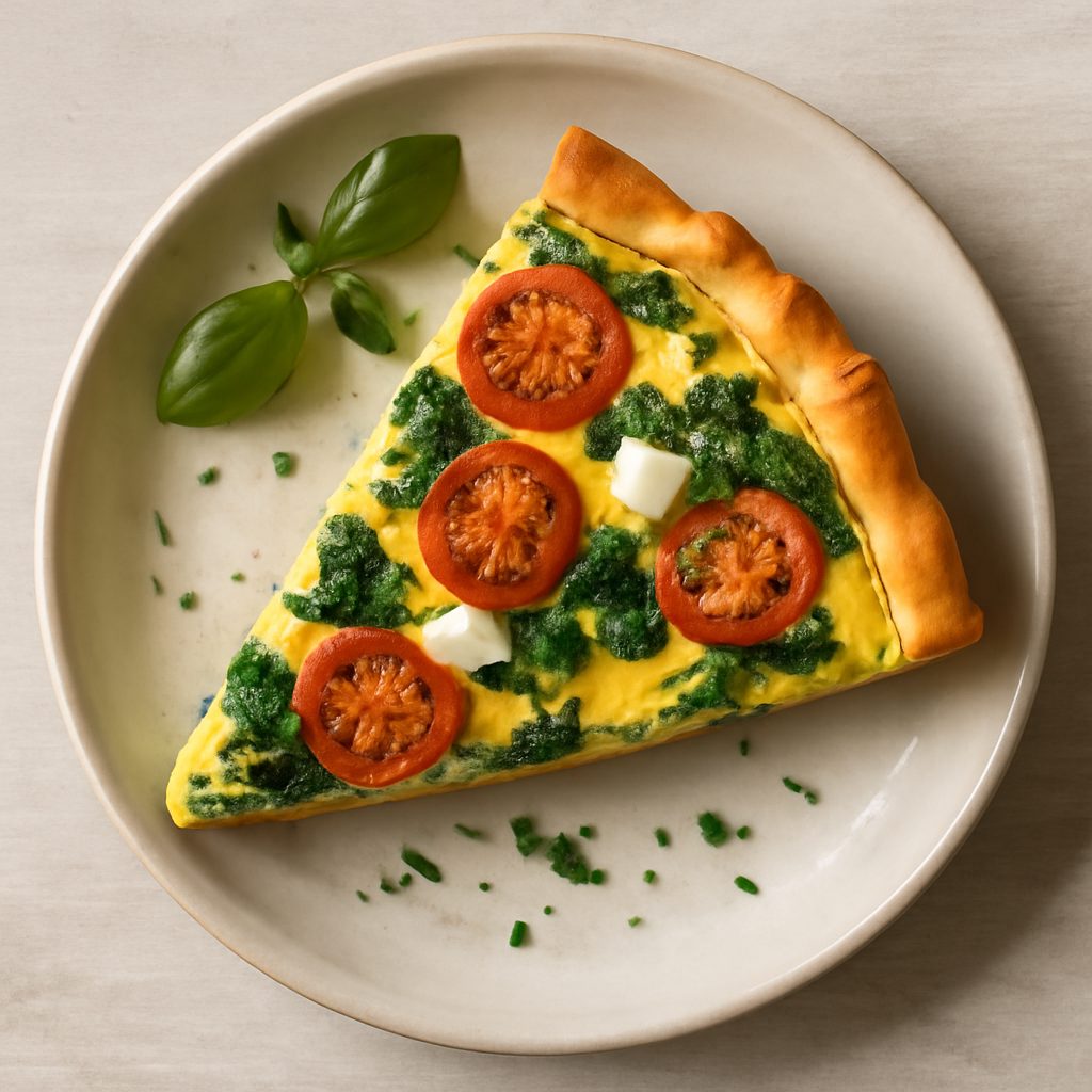 Torta salata proteica patate dolci e peperoni low-carb