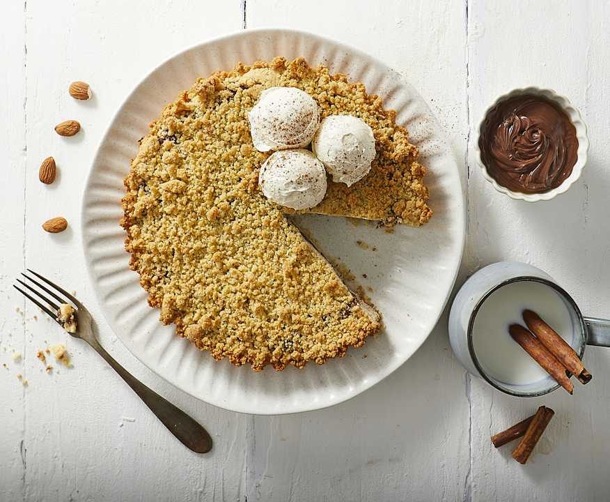 Torta sbrisolona al cioccolato (vegan) Low Fat