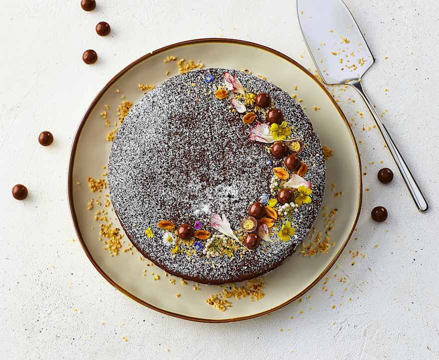 Torta soffice al cioccolato e arachidi Low Fat