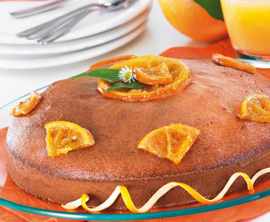 Torta soffice al profumo di arance Protein