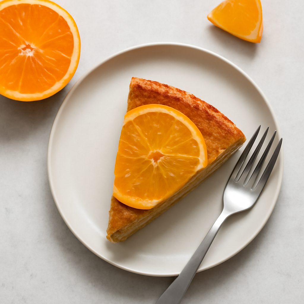 Torta Soffice all'Arancia Proteica Low-Carb