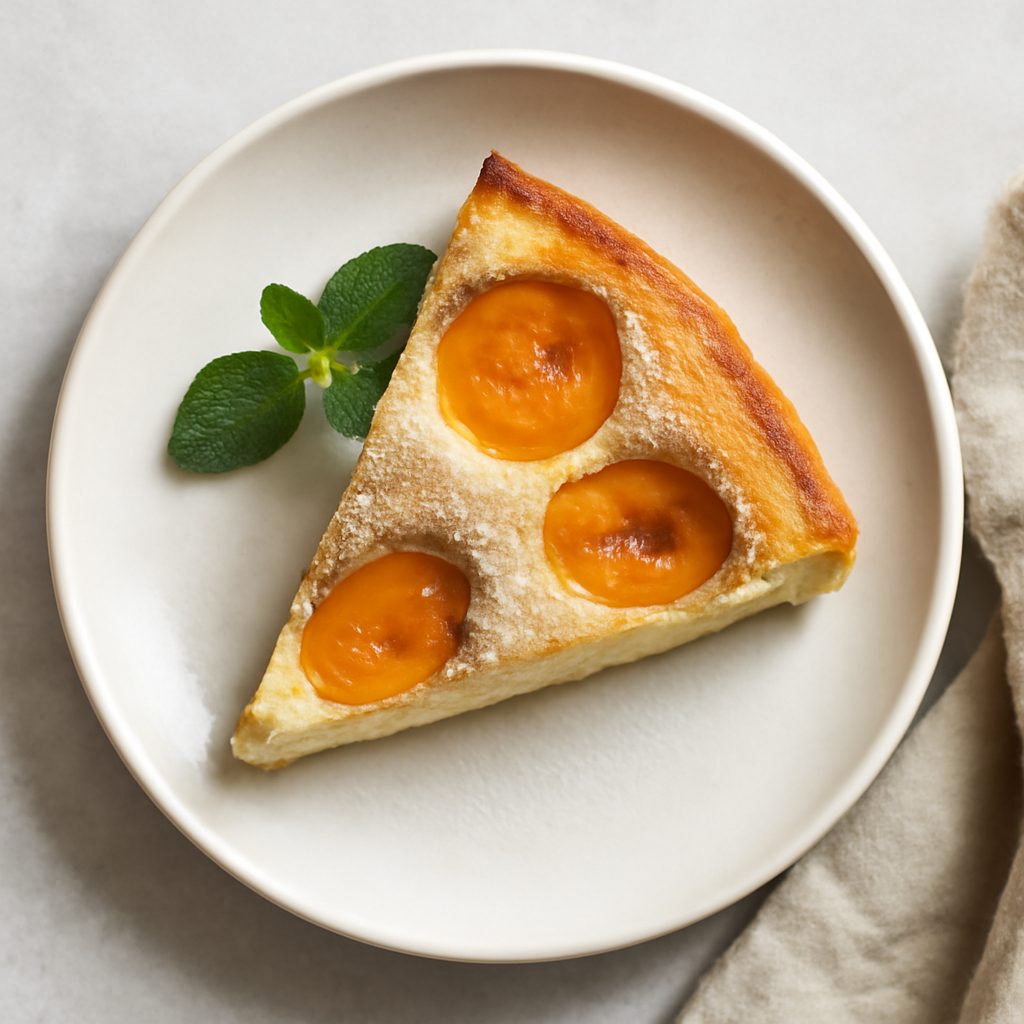 Torta soffice alle albicocche proteica low-carb