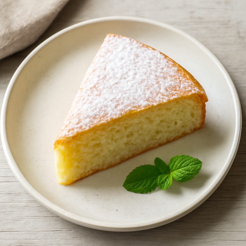 Torta soffice proteica con caramello salato low-carb