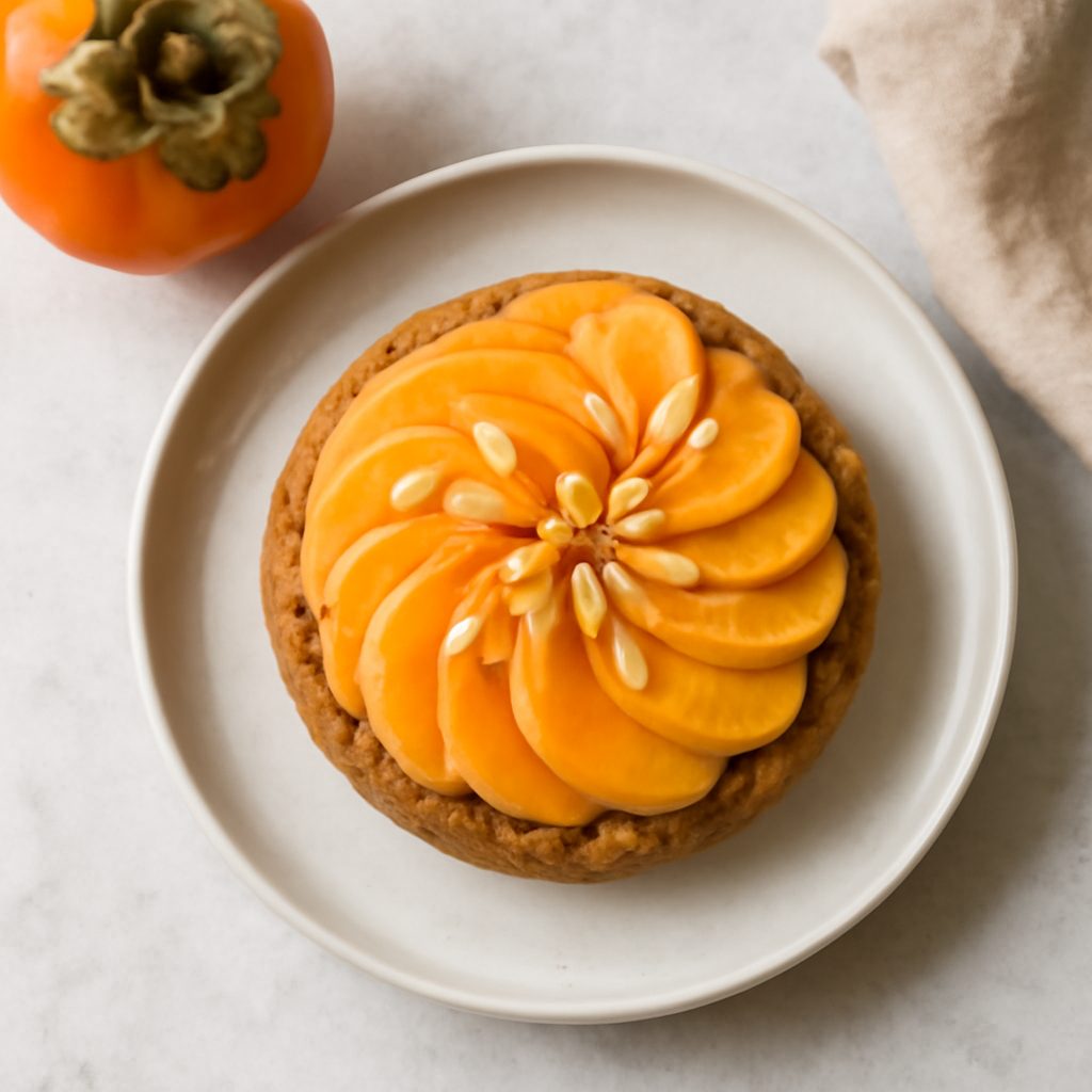 Torta veloce ai cachi mela proteica low-carb
