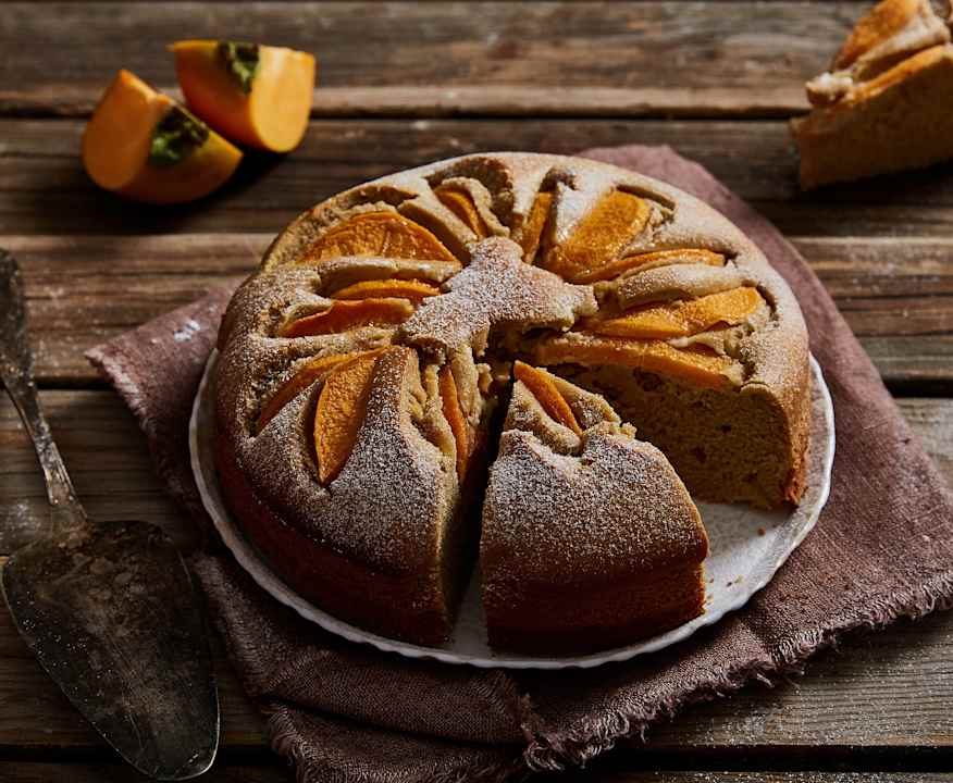 Torta veloce ai cachi mela Protein