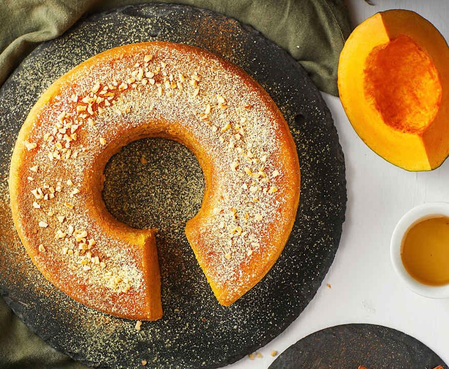Torta zucca e Golden syrup al Varoma Low Fat