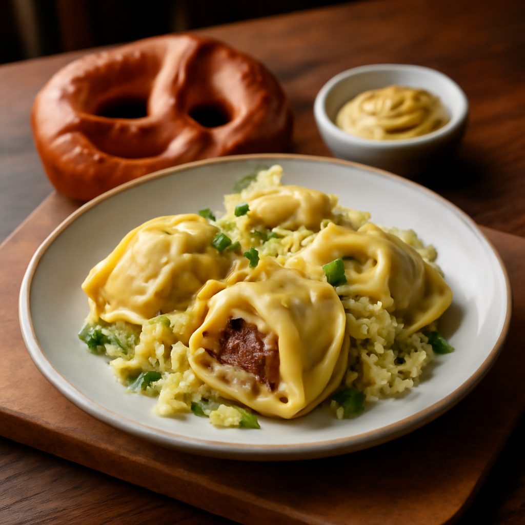 Tortelloni di Manzo e Crauti Friggitrice ad Aria