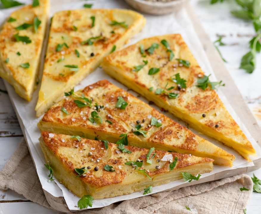 Tortilla di patate al vapore Low Carb