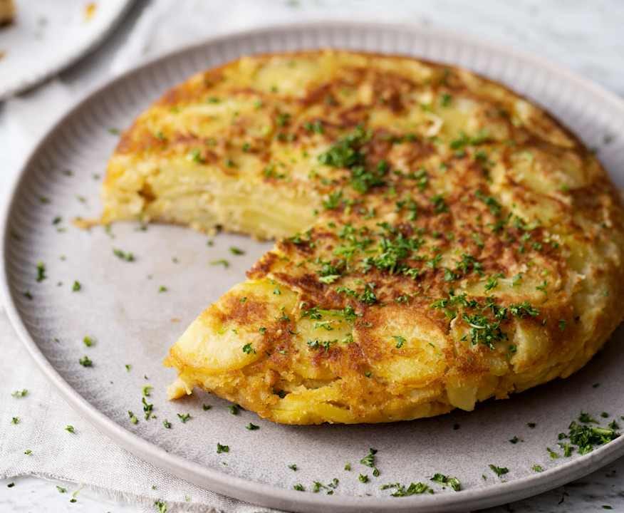 Tortilla di patate (vegana) Low Fat