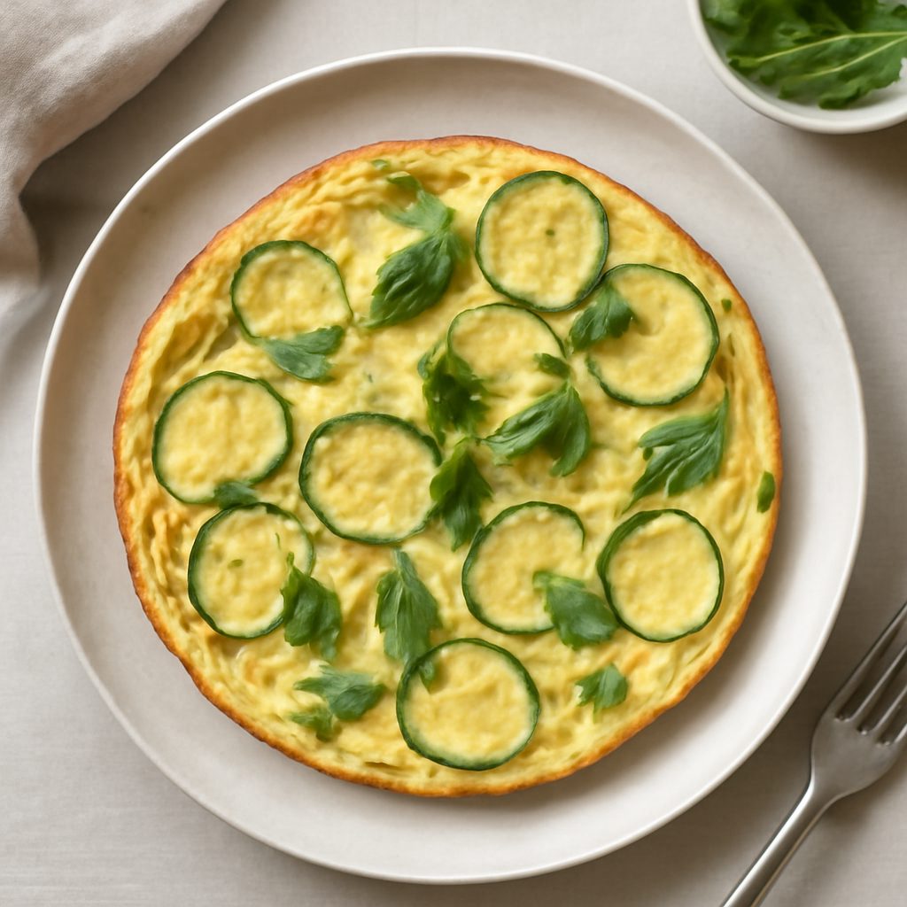 Tortilla di zucchine al vapore Low Fat