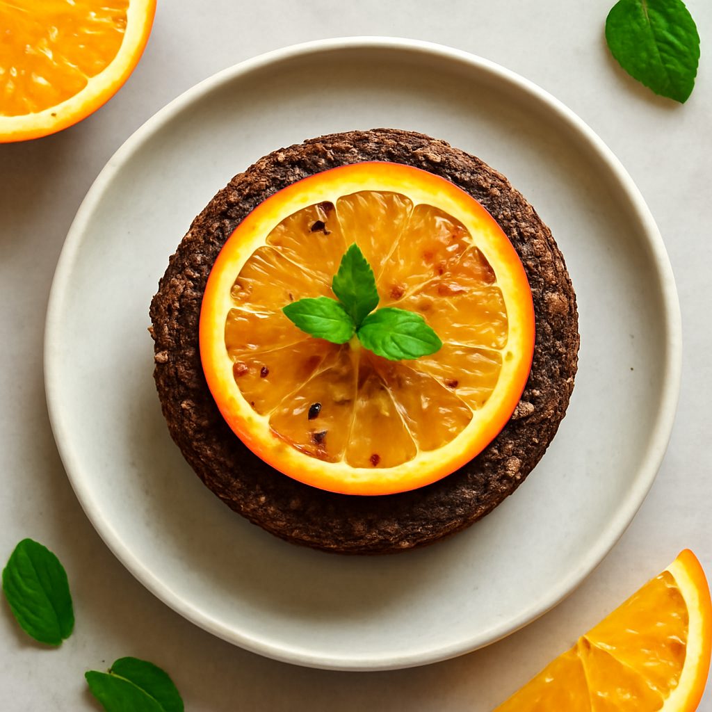 Tortina all'arancia e cioccolato