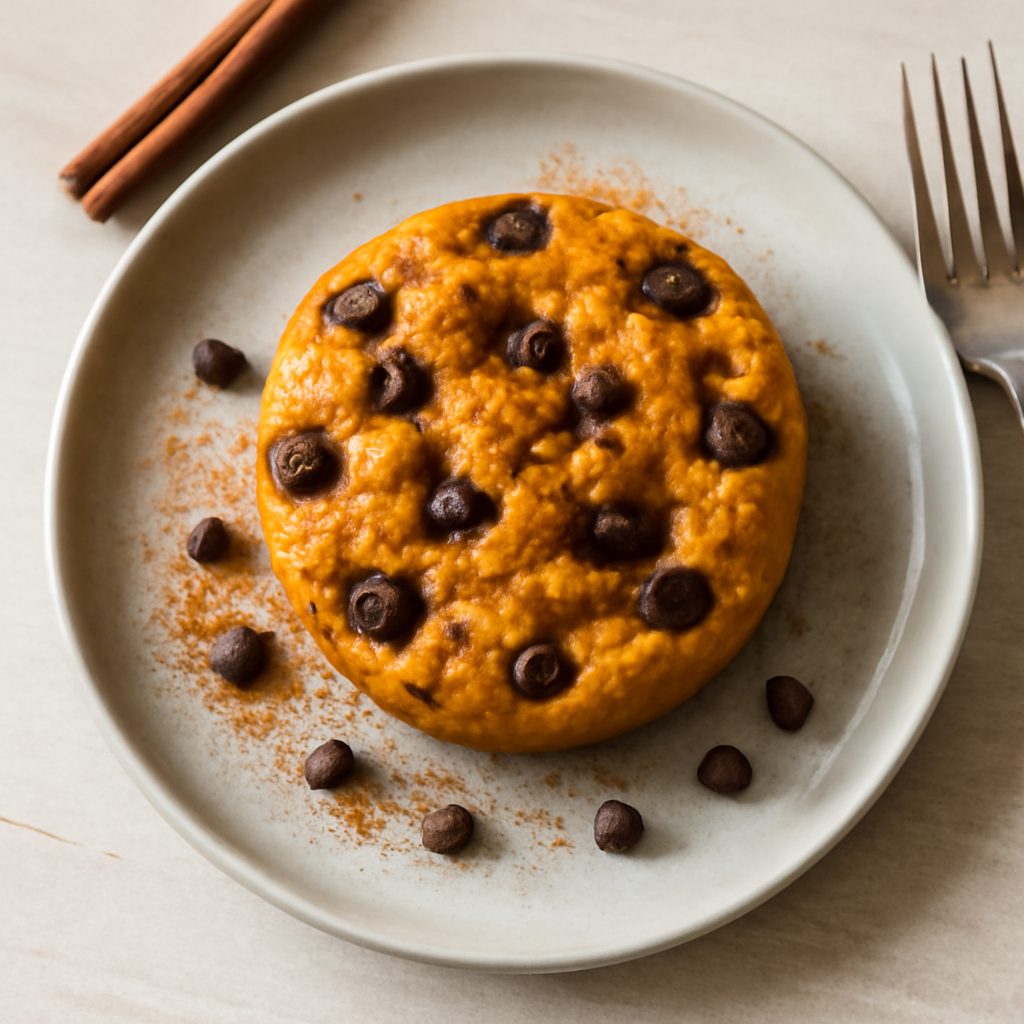 Tortina di zucca, cannella e cioccolato