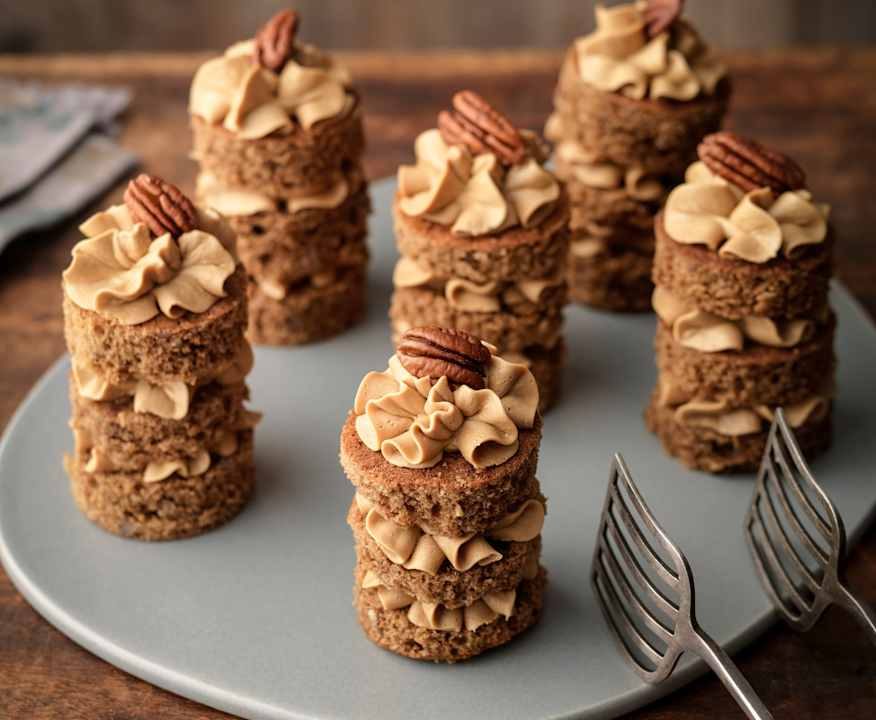 Tortine al caffè e noci pecan Protein