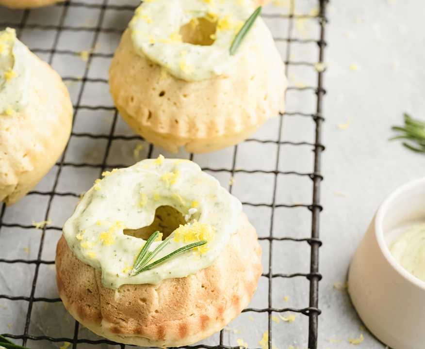 Tortine al limone e rosmarino Protein