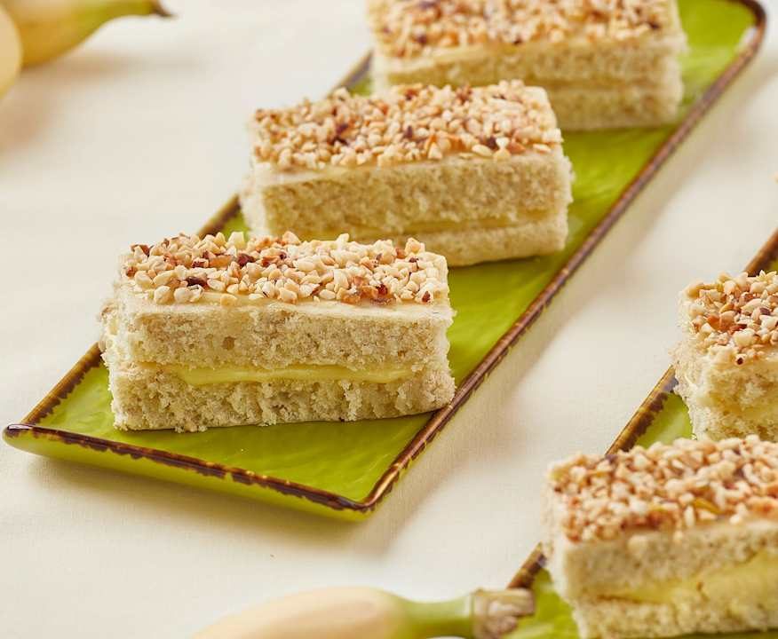 Tortine alle banane con salsa al limone Low Carb