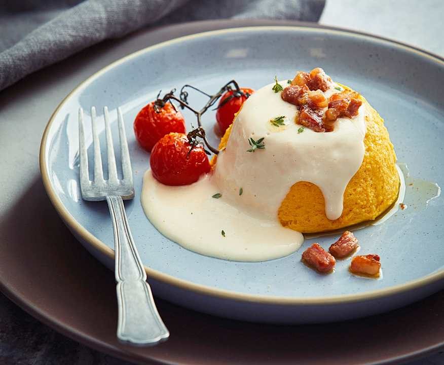 Tortini di zucca con Taleggio cremoso Protein