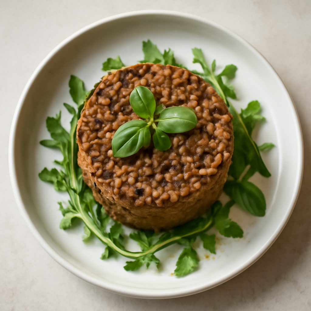 Tortino di lenticchie proteico low-carb