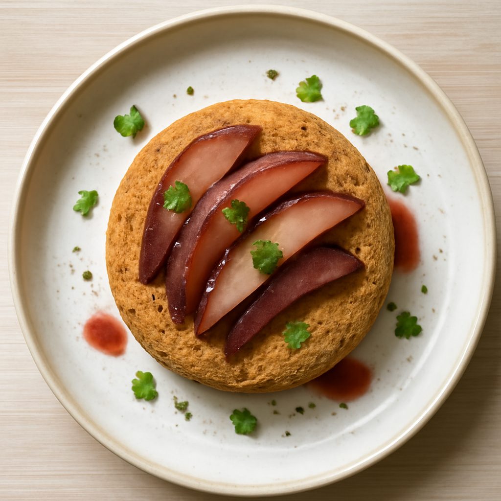 Tortino di pere e Porto al vapore Low Fat