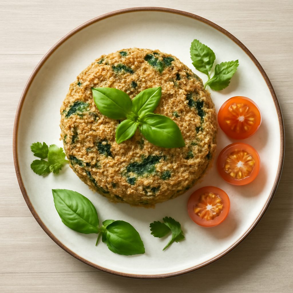 Tortino di quinoa con salsa ai lamponi Low Carb