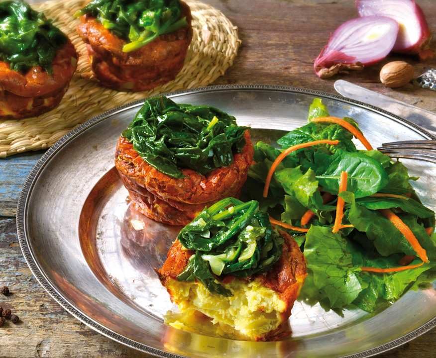 Tortino di verdure al Bitto Low Fat