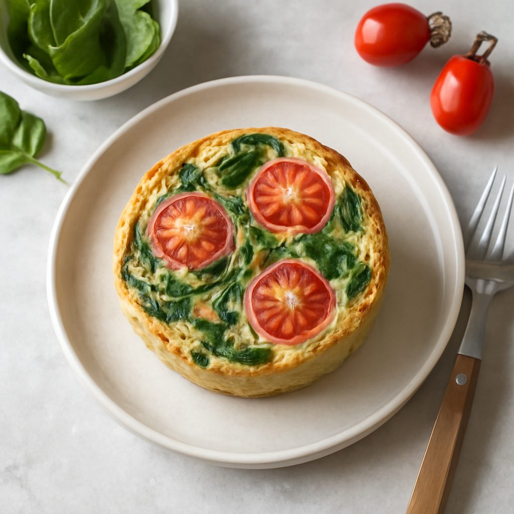 Tortino salato di ceci e verdure