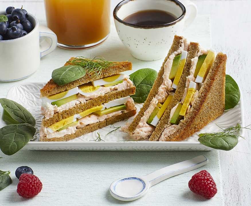 Tramezzino di segale con avocado e uova Protein